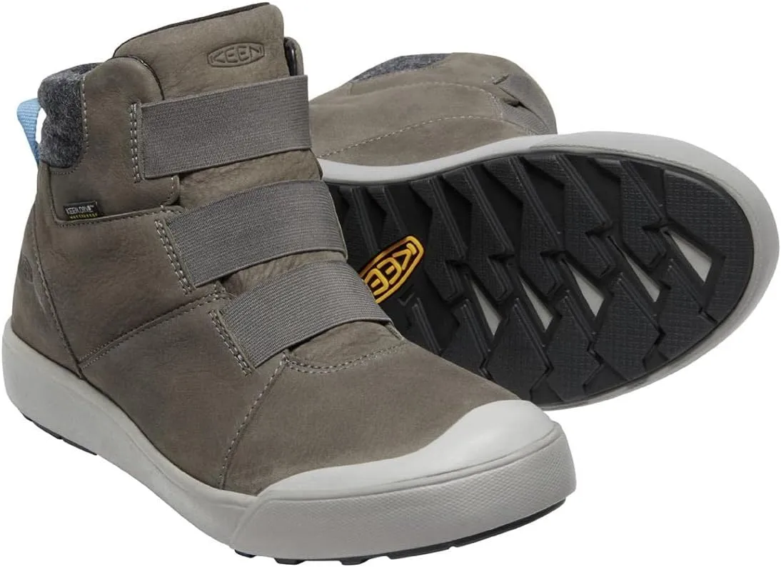 KEEN Women's Elle Winter Mid Height Insulated Waterproof Pull on Ankle Boots