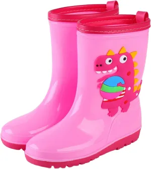 Kids Rain Boots For Boys Girls Children's Rain Shoes Water Shoes Toddler Waterproof Dinosaur Shoes Boys' Rain Boots