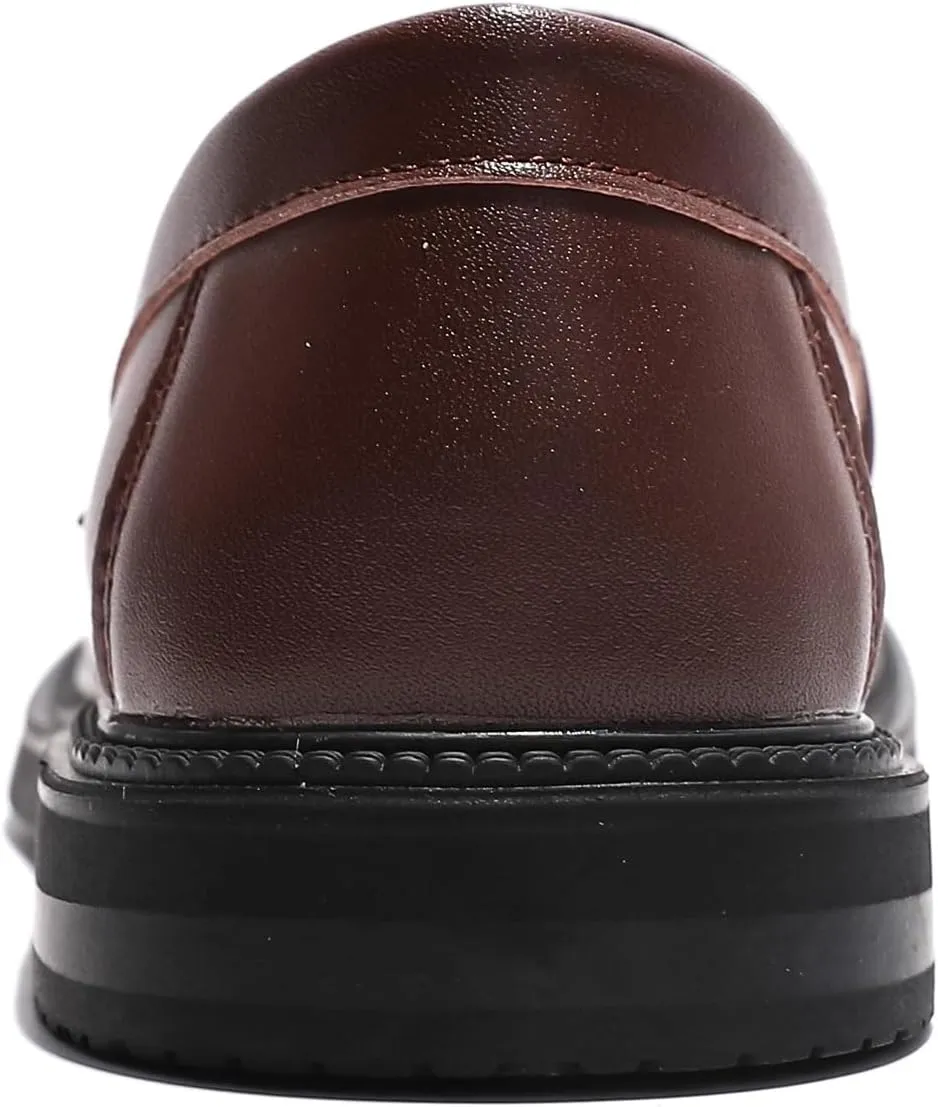 kkdom Girl's Classic School Uniform Shoes British Style Oxford Shoes