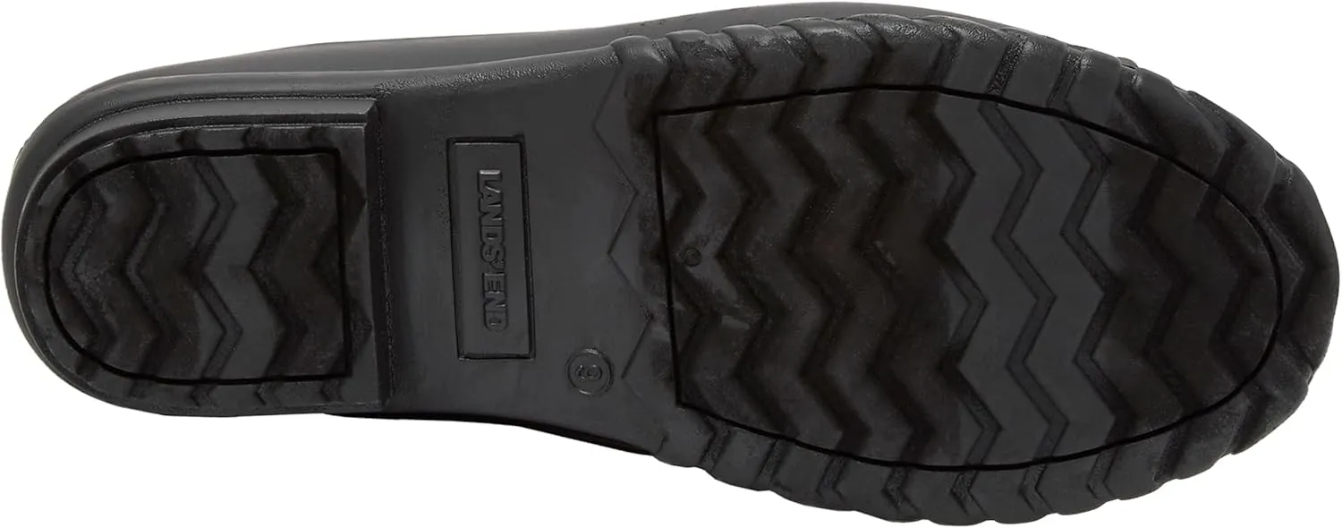 Lands' End Dakota Waterproof Boots for Men - Insulated Warm Mens Duck Boots, Black or Brown, Size 7 to 15, Medium and Extra Wide Width - Winter, Snow or Rain Boots Men