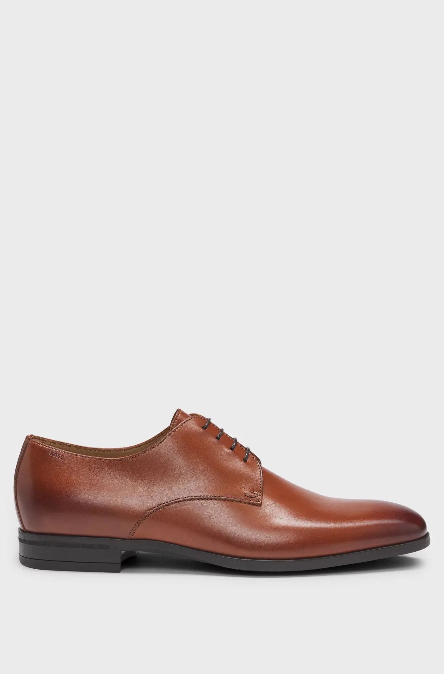 Leather Derby shoes with rubber sole