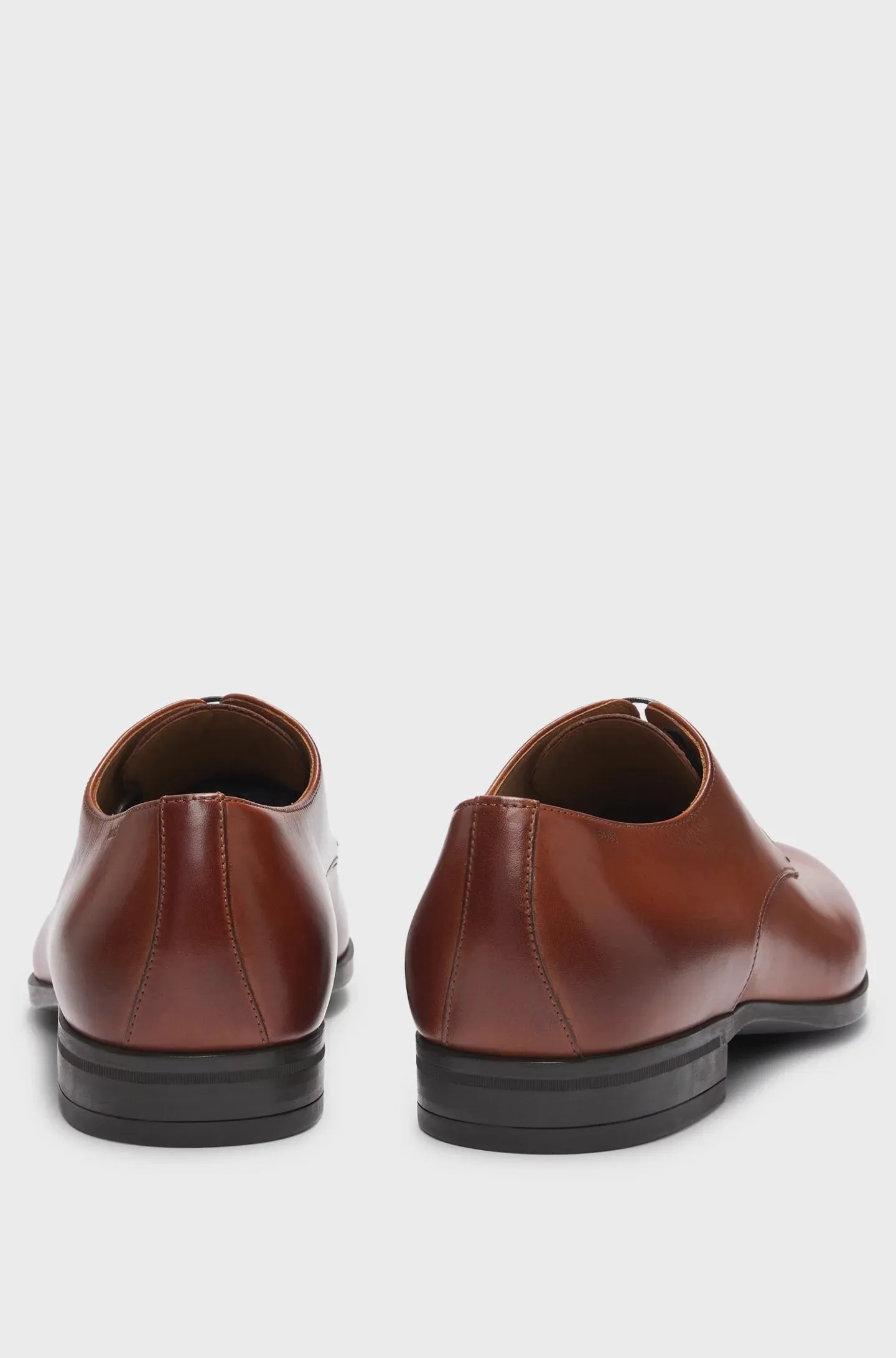 Leather Derby shoes with rubber sole