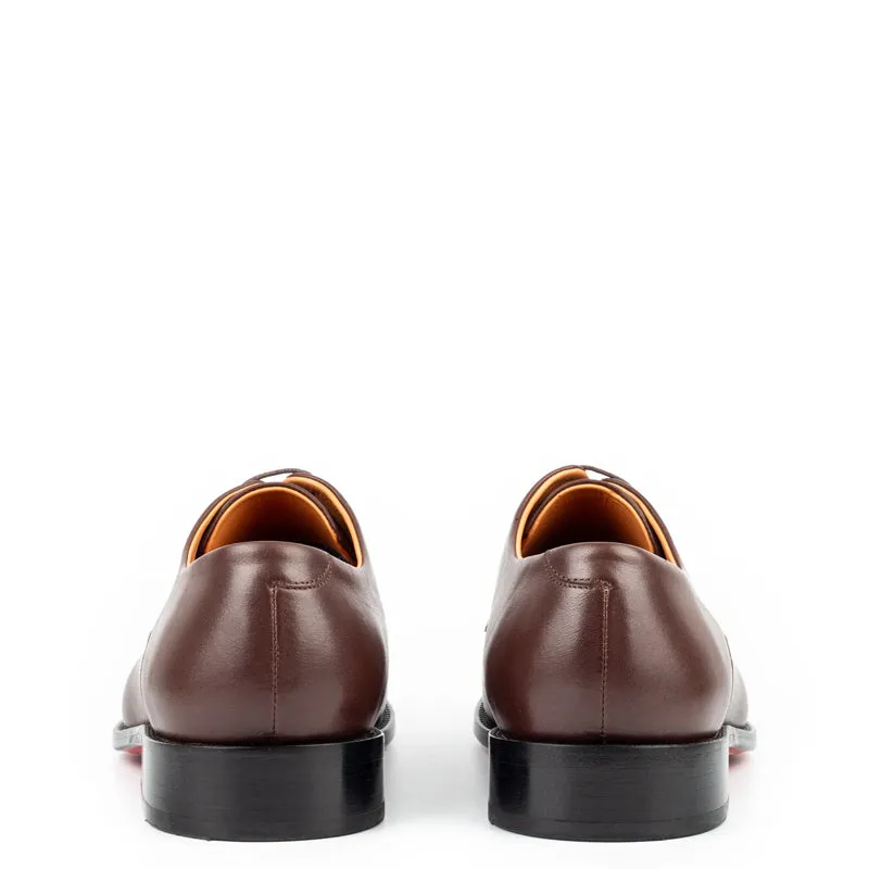 Leather Polished Plain Italian Derby Shoes