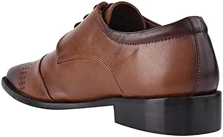 LIBERTYZENO Mens Croco Lizard Print Genuine Leather Adults Slip On & Lace Up Oxford Dress Shoes for Prom Graduation