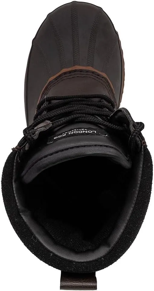LONDON FOG Mens Ashford Waterproof and Insulated Duck Boot