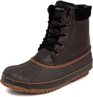 LONDON FOG Mens Ashford Waterproof and Insulated Duck Boot
