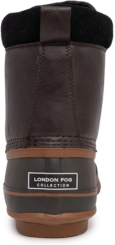 LONDON FOG Mens Ashford Waterproof and Insulated Duck Boot