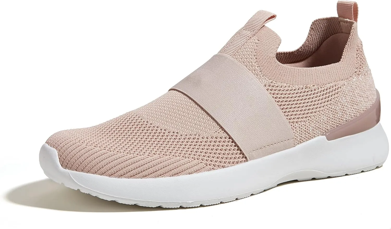 LUCKY STEP Women 's Mesh Slip on Walking Shoes Elastic Sock Comfortable Breathable Lightweight Fashion Sneaker