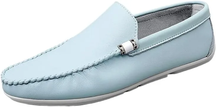 Luxury Business Dress Oxford Men Leather Shoes Spring Autumn Painted Stripes Loafers Breathable Office Wedding Shoes for Man