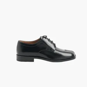 Maison Margiela Tabi Oxford Shoes in Black Leather