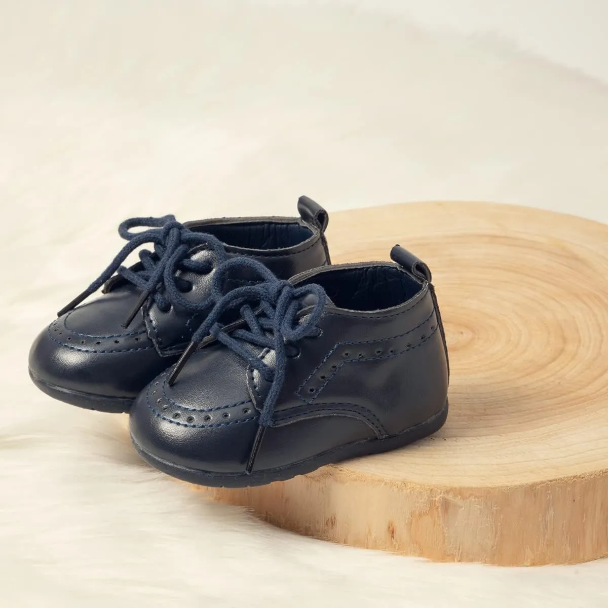 Meckior Infant Baby Boys Girls Classic PU Leather Wedding Loafers Brogue Toddler Oxford Dress Shoes First Steps Walking Flat Lazy Crib Shoe