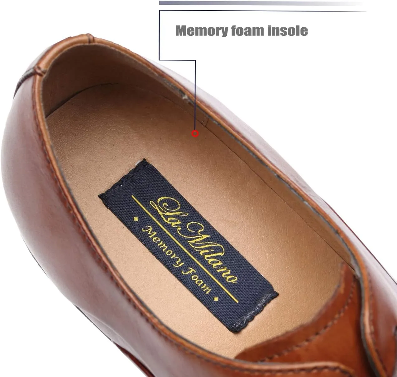 Mens Cap Toe Oxford Leather Lace Up Classic Comfortable Modern Formal Business Dress Shoes for Men