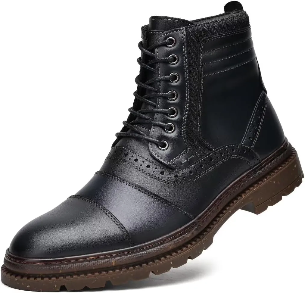 Men's Chukka Boots Genuine Leather Ankle Boot for Men Classic Casual Oxford Style Footwear