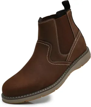 Men's Chukka Boots Genuine Leather Ankle Boot for Men Classic Casual Oxford Style Footwear