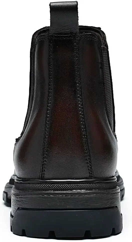 Men's Chukka Boots Genuine Leather Ankle Boot for Men Classic Casual Oxford Style Footwear