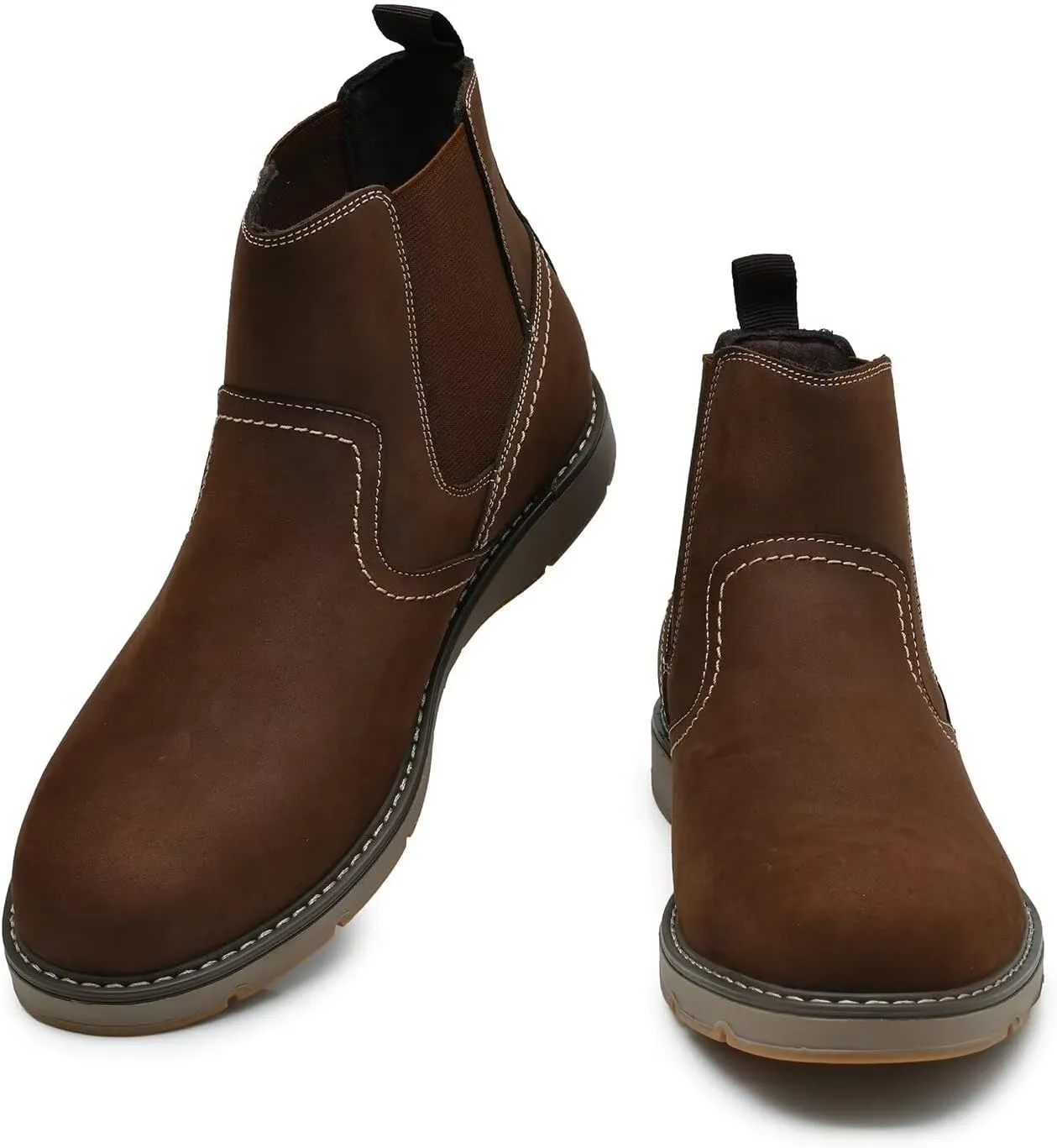 Men's Chukka Boots Genuine Leather Ankle Boot for Men Classic Casual Oxford Style Footwear