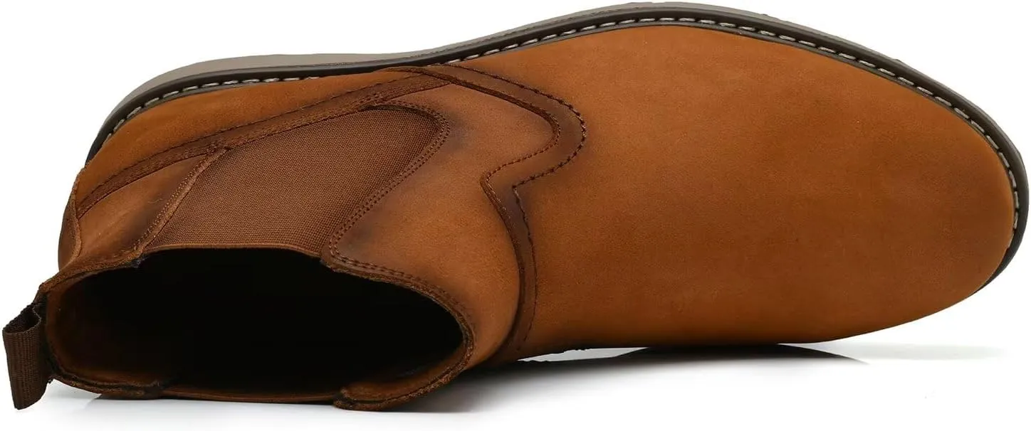 Men's Chukka Boots Genuine Leather Ankle Boot for Men Classic Casual Oxford Style Footwear