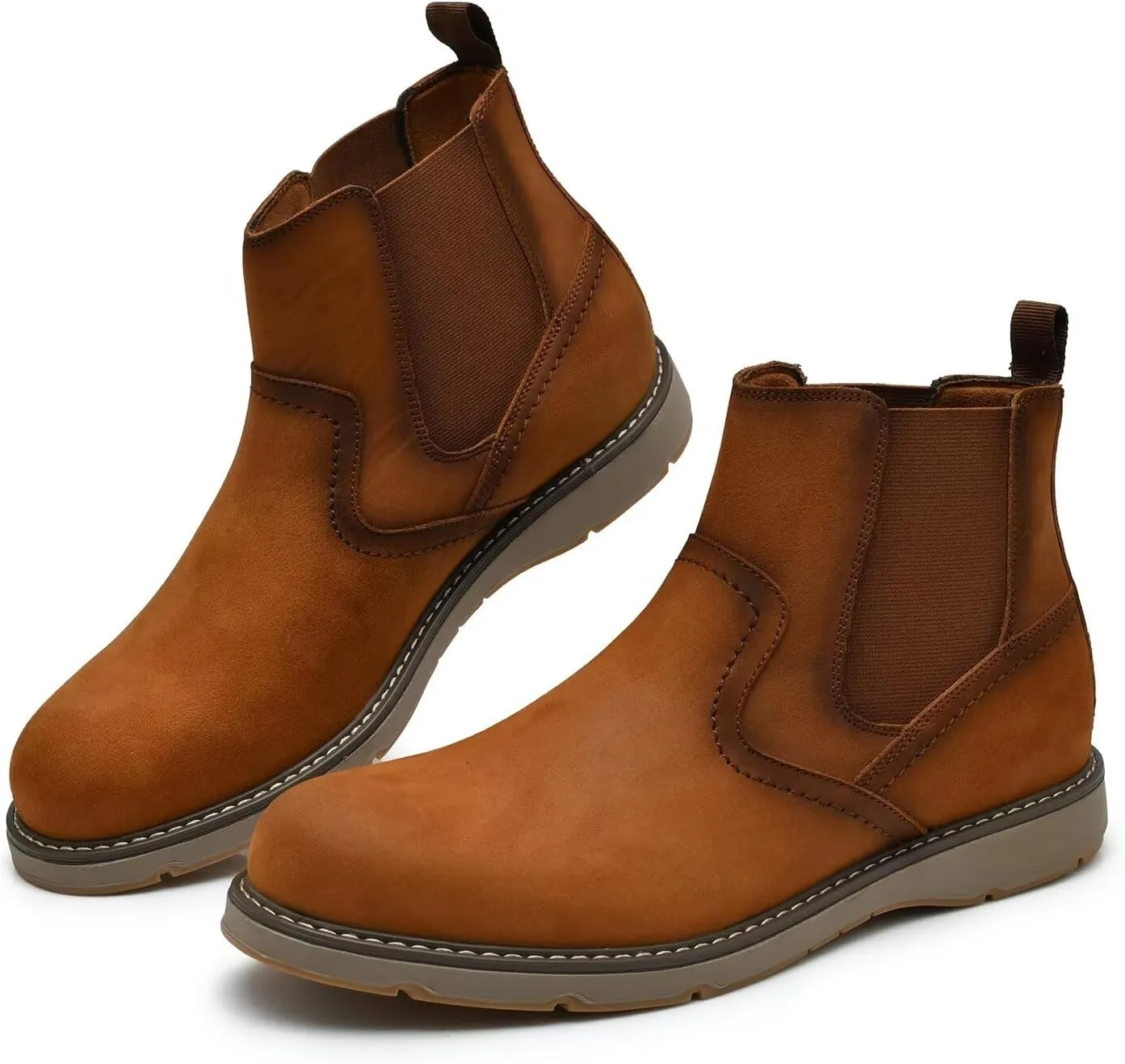 Men's Chukka Boots Genuine Leather Ankle Boot for Men Classic Casual Oxford Style Footwear