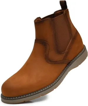 Men's Chukka Boots Genuine Leather Ankle Boot for Men Classic Casual Oxford Style Footwear