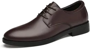 Mens Classic Leather Dress Shoes Modern Formal Business Lace Up Oxfords Shoes for Men