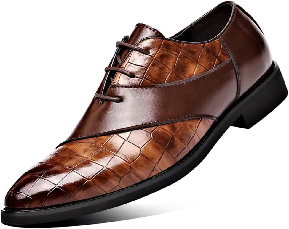 Men's Classic Modern Dress Oxfords Shoes Business Formal Derby