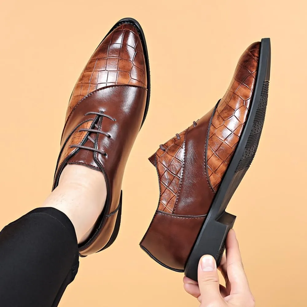 Men's Classic Modern Dress Oxfords Shoes Business Formal Derby