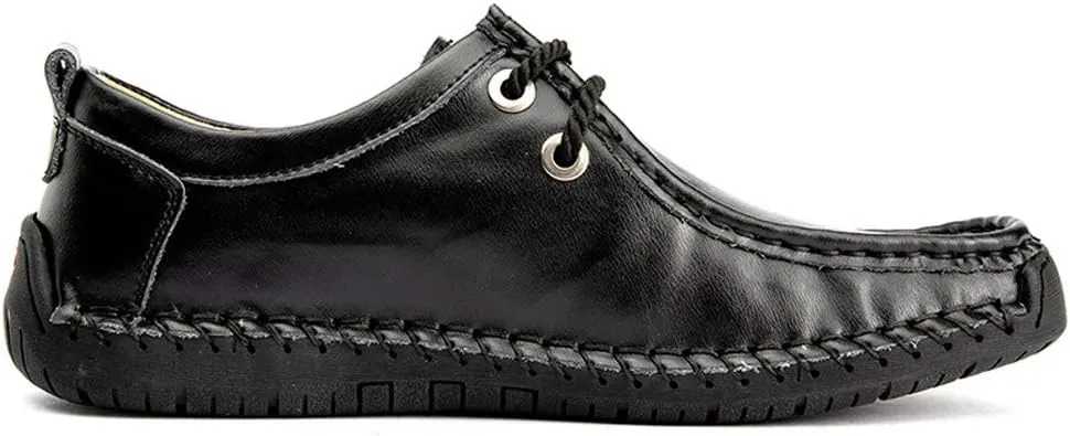 Men's Loafers Casual Leather Dress Shoes Driving Penny Boat Moccasins Flats Oxford Slippers Walking