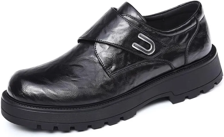 Mens Modern Classic Slip On Oxfords Men's Patent Leather Formal Tuxedo Dress Shoes