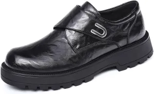 Mens Modern Classic Slip On Oxfords Men's Patent Leather Formal Tuxedo Dress Shoes