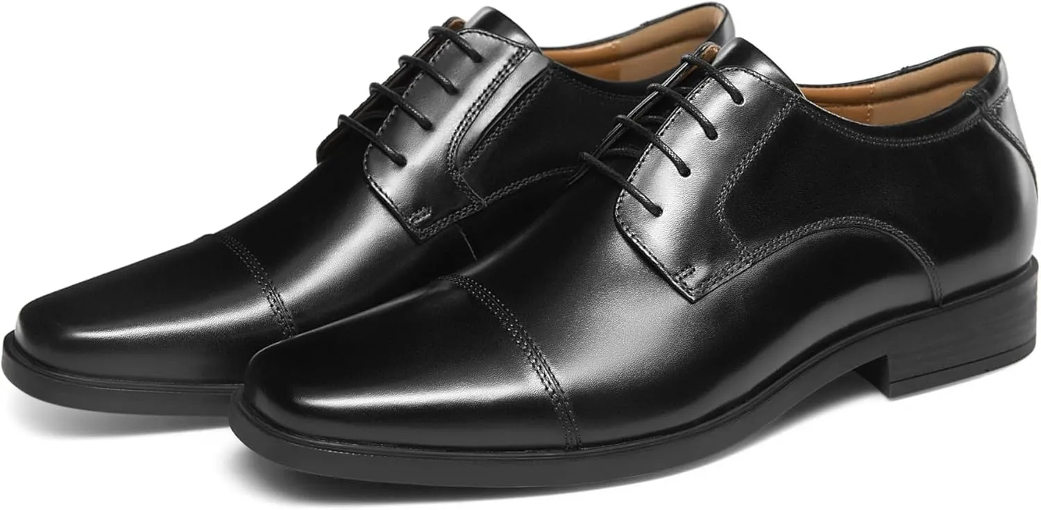 Mens Oxford Leather Dress Shoes Formal Business Shoes for Men