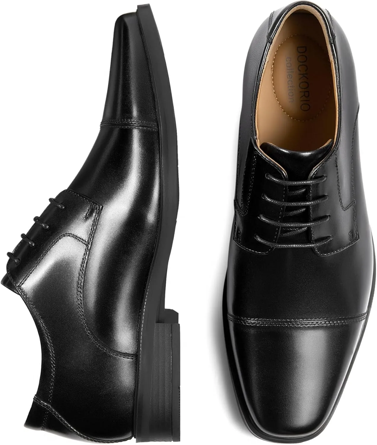 Mens Oxford Leather Dress Shoes Formal Business Shoes for Men