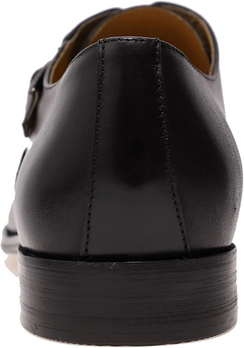 Men's Oxfords Formal Dress Genuine Leather Wingtip Brogues Oxford Wedding Tuxedo Business Casual Buckle Derby Fashion Comfor Suit Shoes for Mem