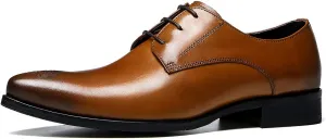 Men's Oxfords Formal Dress Leather Brogues Derby Business Prom Wedding Fashion Casual Walking Shoes for Men