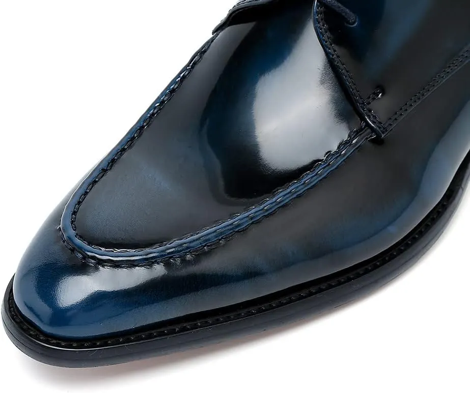 Men's Oxfords Formal Dress Patent Leather Pointed Toe Derby Business Prom Wedding Fashion Casual Comfort Walking Shoes for Men