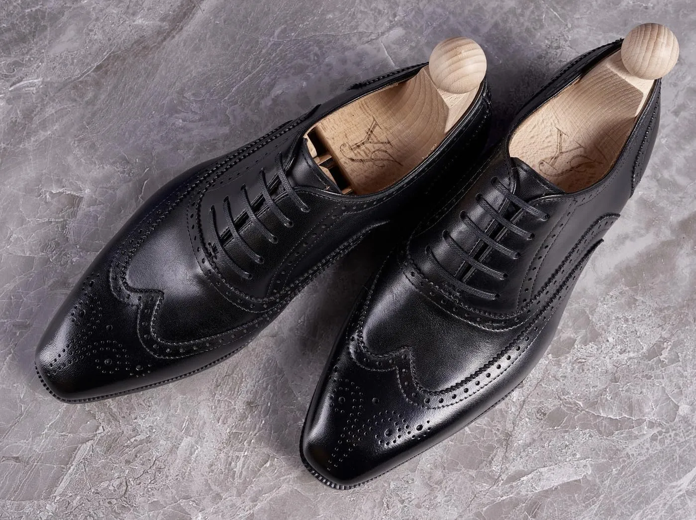 Mens Oxfords Formal Dress Shoes Genunie Leather Wingtips Brogues Suit Shoes Modern Fashion Prom Wedding Business Casual Derby Tuxedo Shoes for Men