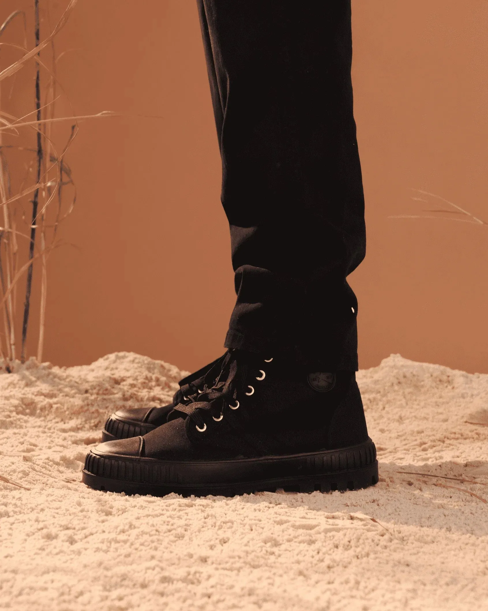 Mens Phoenix - Hi Cut Canvas Sneaker-Boot
