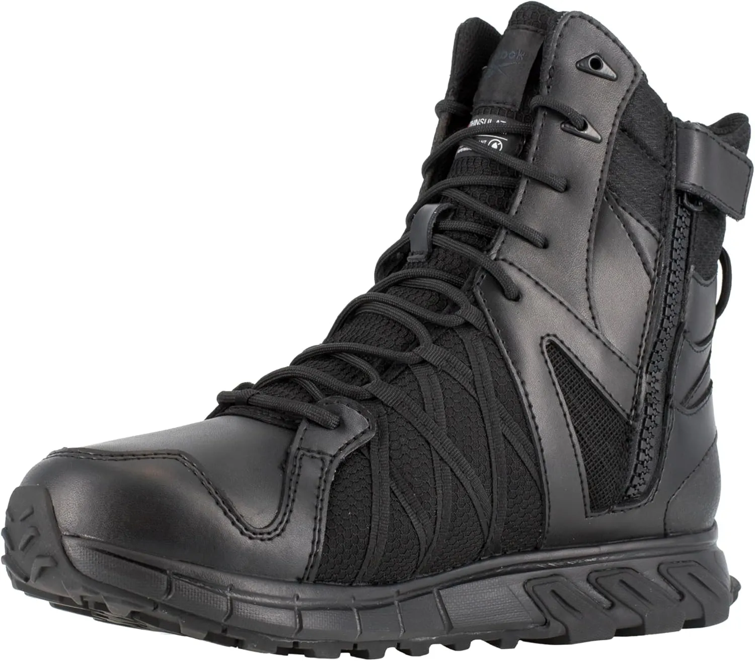 Men's Rb3455 Trailgrip 8" Tactical Waterproof Insulated Construction Boot Black Work & Safety