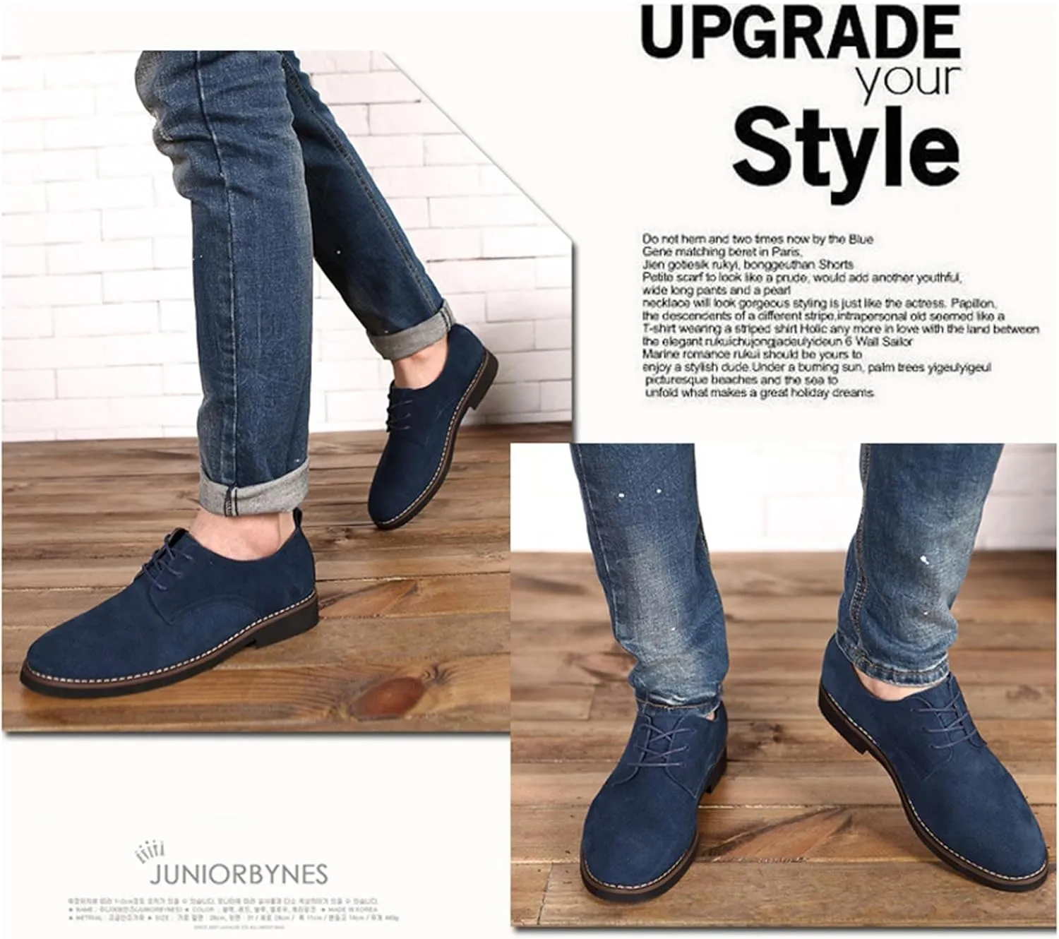 Men's Suede Lace Up Oxfords Classic Wing Tips Dress Shoes Casual Luxury Business Work Office Derby Shoes