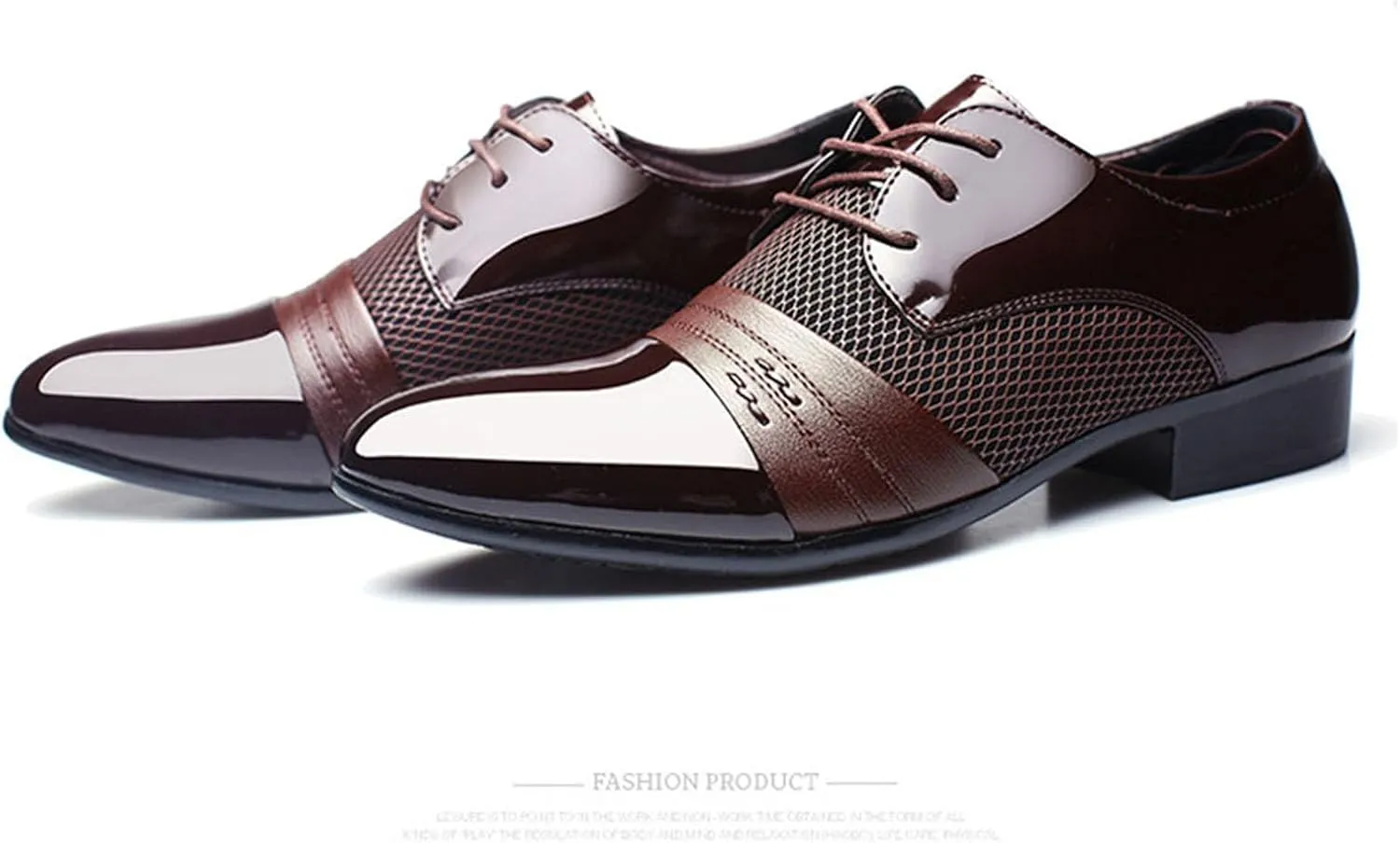 Mens Tuxedo Shoes Patent Leather Formal Business Oxford Dress Shoes
