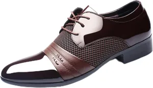 Mens Tuxedo Shoes Patent Leather Formal Business Oxford Dress Shoes
