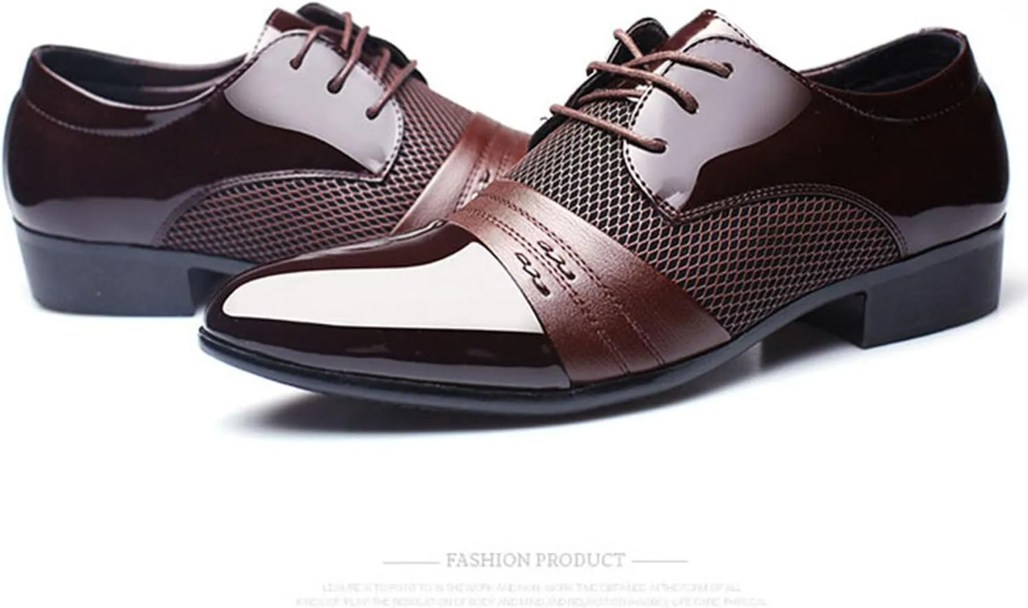 Mens Tuxedo Shoes Patent Leather Formal Business Oxford Dress Shoes