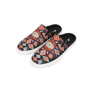 Montana West Western Aztec Print Collection Sneaker Slides