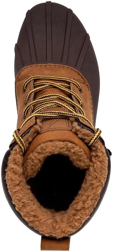 Nautica Mens Duck Boots Waterproof Shell Insulated Snow & Rain Boot -Lace-Up Winter Shoe- Channing (Wide/Medium Width)