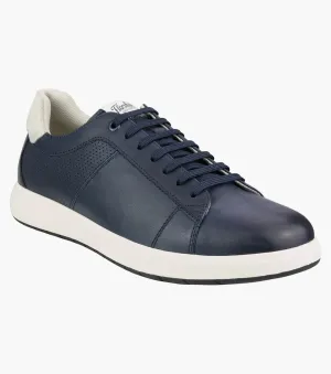 NAVY SMOOTH-HEIST SNEAKER