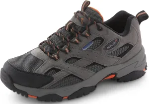 Nevados XP Men's Boomerang II Low Waterproof Hiking Boots | Lightweight for Trail, Walking, Summer Outdoors | Comfortable w/Memory Foam | Rugged Carbon Rubber Sole