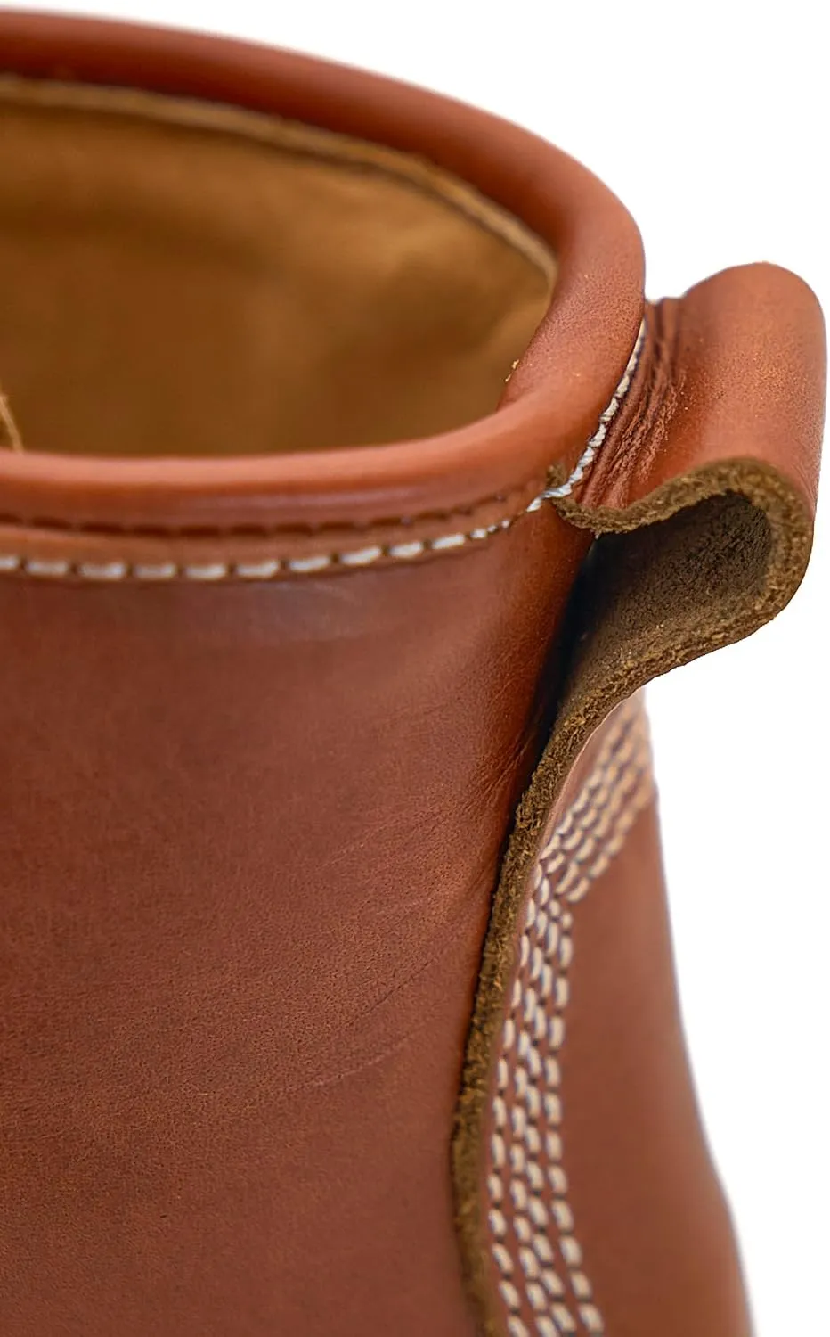 Nomad Heritage Moc Toe Leather Boots, Slip & Oil Resistant, 100% Leather, Botas