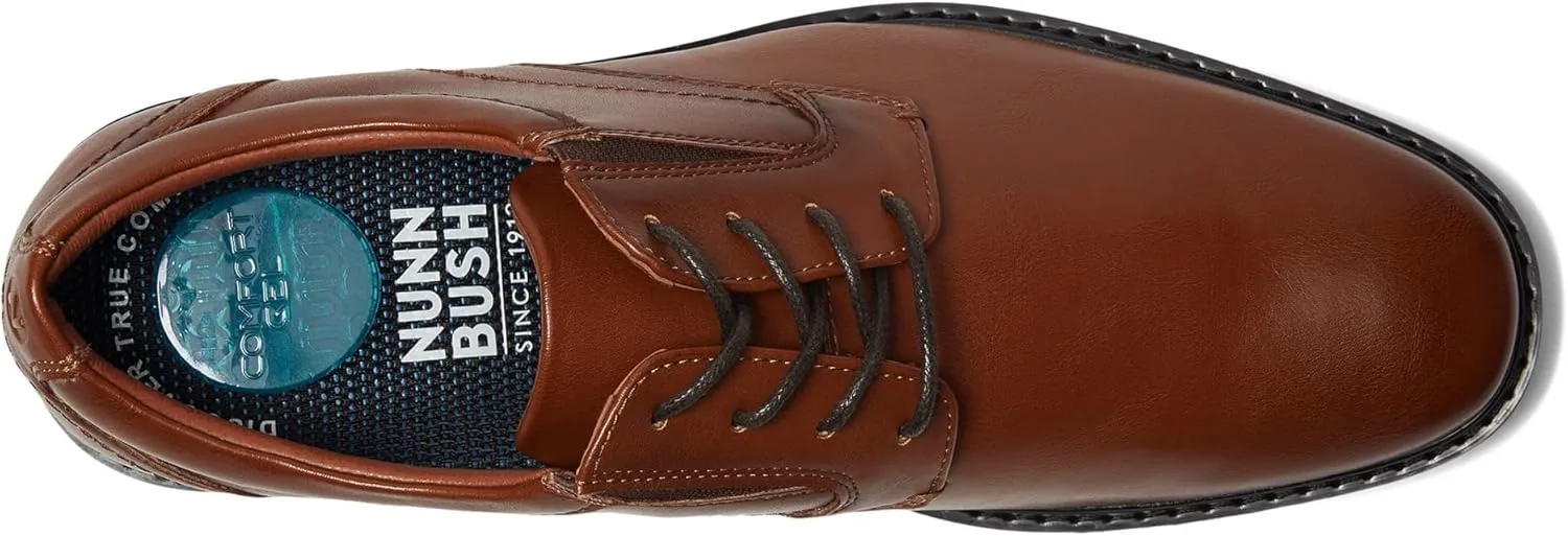Nunn Bush Men's Jarvis Plain Toe Oxford Dress Casual Business Formal Lace Up
