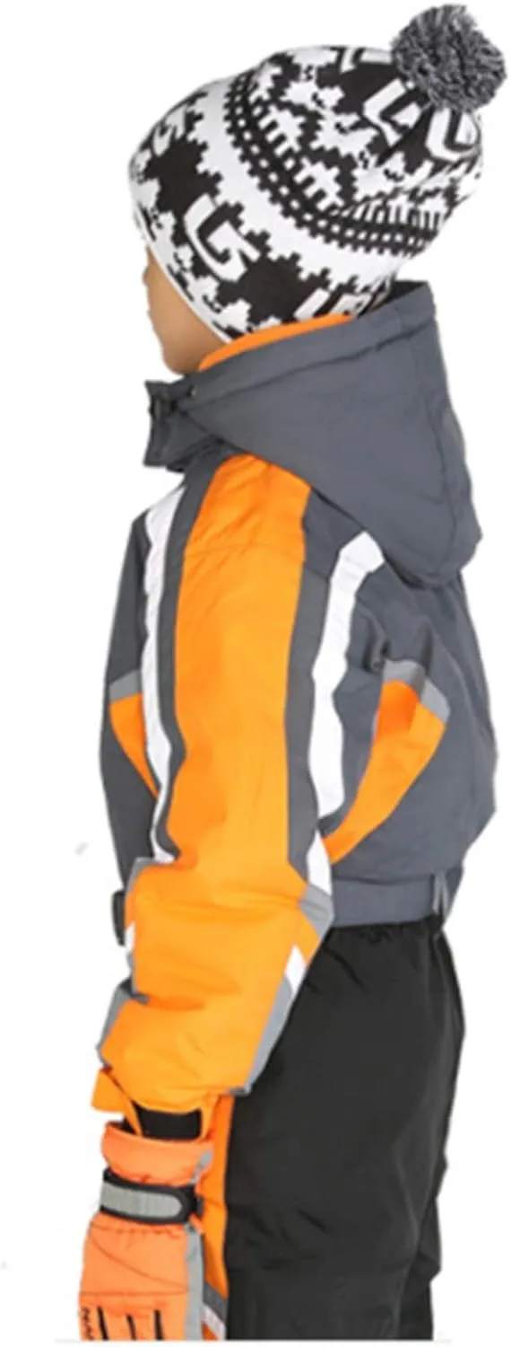 One-Piece Snowsuit Water Resistant Windproof Taslon Reflective for Kids/Boys, Girls