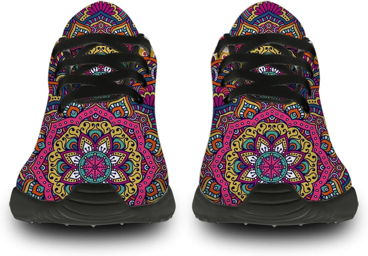 Owl Print Shoes for Men Women Breathable Lightweight Comfortable Running Tennis Walking Sneakers Gifts for Girls Boys
