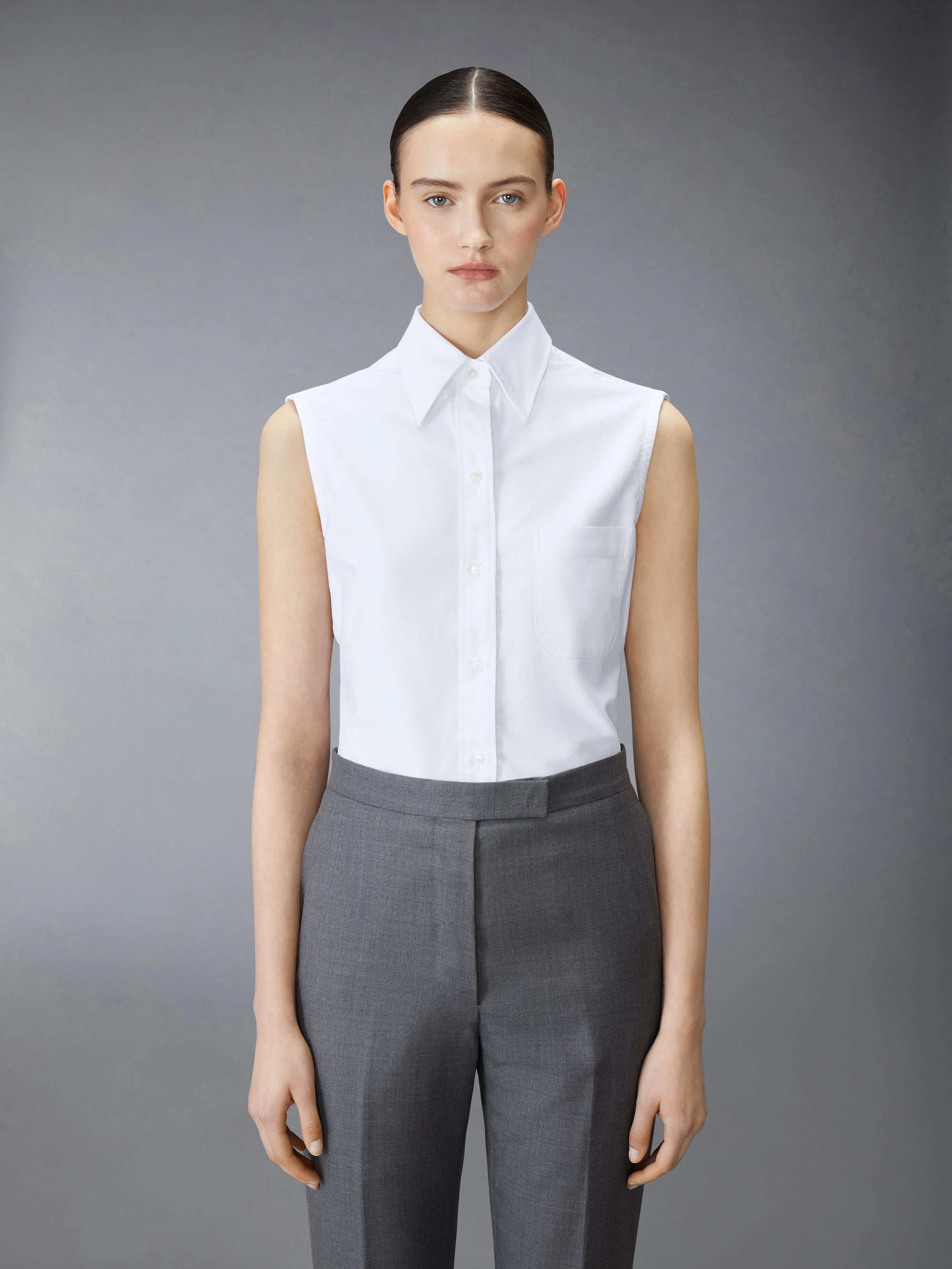 OXFORD CLASSIC SLEEVELESS SHIRT